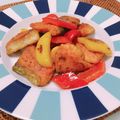 サンディサンディ's cooksnap of when they made 鮭のカレームニエル.