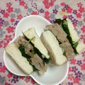 ぽぽきゅ's cooksnap of when they made おひとりさまのシューマイで和風サンド.