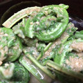 sato11sato's cooksnap of when they made コゴミの胡麻和えとおひたし.