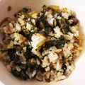 ＫawausosO's cooksnap of when they made ひとり分★レンジ高菜チャーハン.