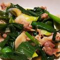 きゃろ☆'s cooksnap of when they made 豚バラの葉玉ねぎ炒め煮.