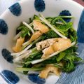 えびのからあげ's cooksnap of when they made スピード水菜と三つ葉のおひたし.