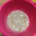 ポメちょん's cooksnap of when they made ミルクバナナ粥【離乳食初期】.