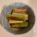 ☆hironon☆'s cooksnap of when they made 簡単フライパンで焼きネギの煮浸し.
