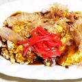 gudon's cooksnap of when they made 低糖質☆木綿豆腐でお好み焼き.