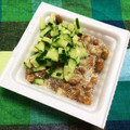 らて♪'s cooksnap of when they made 納豆のかさまし（きゅうり編）.