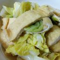 かすがべ's cooksnap of when they made もう一品に！春キャベツと油揚げの白だし煮.