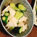 mami♪123's cooksnap of when they made 春大根ときゅうりの浅漬け(柚子風味).