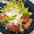 saorin7's cooksnap of when they made ぶりのしょうがとごまたっぷり漬け丼.