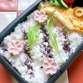 はらぺこしろうさぎ's cooksnap of when they made 魚ニソで桜を咲かせましょう♪花びら付き.