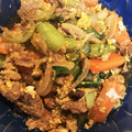 クックSHCHTZ☆'s cooksnap of when they made だしの素で！青梗菜としめじの豚肉卵炒め.