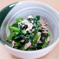 ♡こもれび♡'s cooksnap of when they made 簡単副菜♡小松菜とツナのゴマわさび和え.