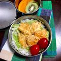 xxmimizuxx's cooksnap of when they made 海老マヨ丼弁当♡.