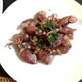 mocomocochan's cooksnap of when they made ホタルイカのガーリックバター炒め.