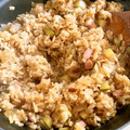 １０月's cooksnap of when they made ドライトマトの戻し汁で作る洋風炊き込みご飯.