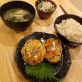 なかサチ★'s cooksnap of when they made 簡単♡ひじき&豆腐の照り焼きハンバーグ♡.