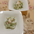 pitachan1's cooksnap of when they made スナップエンドウのサケマヨ和え.