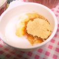 choco831's cooksnap of when they made ＊ハチミツきな粉ヨーグルト♡＊.