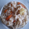 れもんらいむ's cooksnap of when they made まいたけとサツマイモの炊き込みご飯.