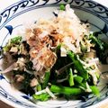 Jyohana's cooksnap of when they made 春菊としめじのお浸し.