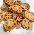 ねこはがき's cooksnap of when they made 我が家のれんこんのはさみ揚げ *☻*.