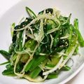 BOSS・SUB's cooksnap of when they made ほうれん草と長ねぎのナムル風.