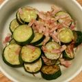 らぶりいらんらん's cooksnap of when they made ズッキーニとエリンギのベーコン炒め.