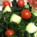 reico91's cooksnap of when they made オクラ＊トマト＊ワカメの生姜和え.