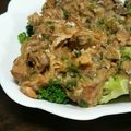 yuipuku's cooksnap of when they made さば缶で✿ブロッコリーのさば味噌餡かけ.