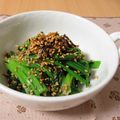 ふんわりしょこら's cooksnap of when they made 手抜きさんへ☆ほうれん草と塩昆布の和え物.