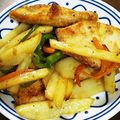 ウッシー母's cooksnap of when they made 胸肉とじゃが芋のチンジャオロース風炒め♪.
