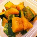 クックKFN78B☆'s cooksnap of when they made 電子レンジとポリ袋で！かぼちゃの煮物.