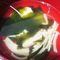 yknobi's cooksnap of when they made エノキと豆腐のお吸い物.