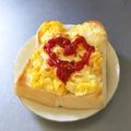 ☆ありか358☆'s cooksnap of when they made チーとろスクランブルエッグトースト♪.