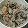 もんぞぅ's cooksnap of when they made 梅干とちりめんじゃこの炊き込みご飯.