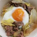 ぽんﾁｬﾝ☆'s cooksnap of when they made 牛肉と白菜のさっと煮.