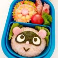 あおぴまま's cooksnap of when they made ポンポコ♪たぬきくん＊キャラ弁.
