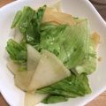 ポメちょん's cooksnap of when they made 簡単☆大根とレタスのごま油サラダ.