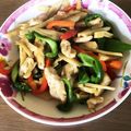 ボルトン's cooksnap of when they made 鶏ササミのチンジャオロース風.