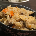 co02co's cooksnap of when they made おかきでもっちり♪鶏とまいたけのおこわ風.
