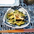 kirinda's cooksnap of when they made なすときゅうりのおかかポン酢和え.