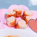 kanachiro8's cooksnap of when they made しそハムチーズのちくわくるくる.