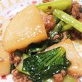 るる＊。's cooksnap of when they made 簡単☆ひき肉大根.