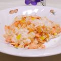 めみたん☆'s cooksnap of when they made 鮭とたくあんの和チャーハン♪.