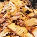 とりからこ's cooksnap of when they made 豚肉玉葱筍椎茸キャベツピーマンの中華炒め.