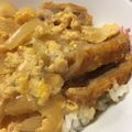 2みーちゃん's cooksnap of when they made 超お得!!メンチカツ丼.