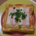 ☆kano☆'s cooksnap of when they made ＊カニカマコチュマヨトースト＊.