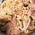 67luna's cooksnap of when they made 肉さつまあげうどん.