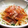 二又にゃんこ's cooksnap of when they made 大根と胡瓜と大葉のサラダ　梅ドレッシング.