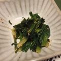 なか子's cooksnap of when they made 副菜に♪ほうれん草とわかめのナムル.